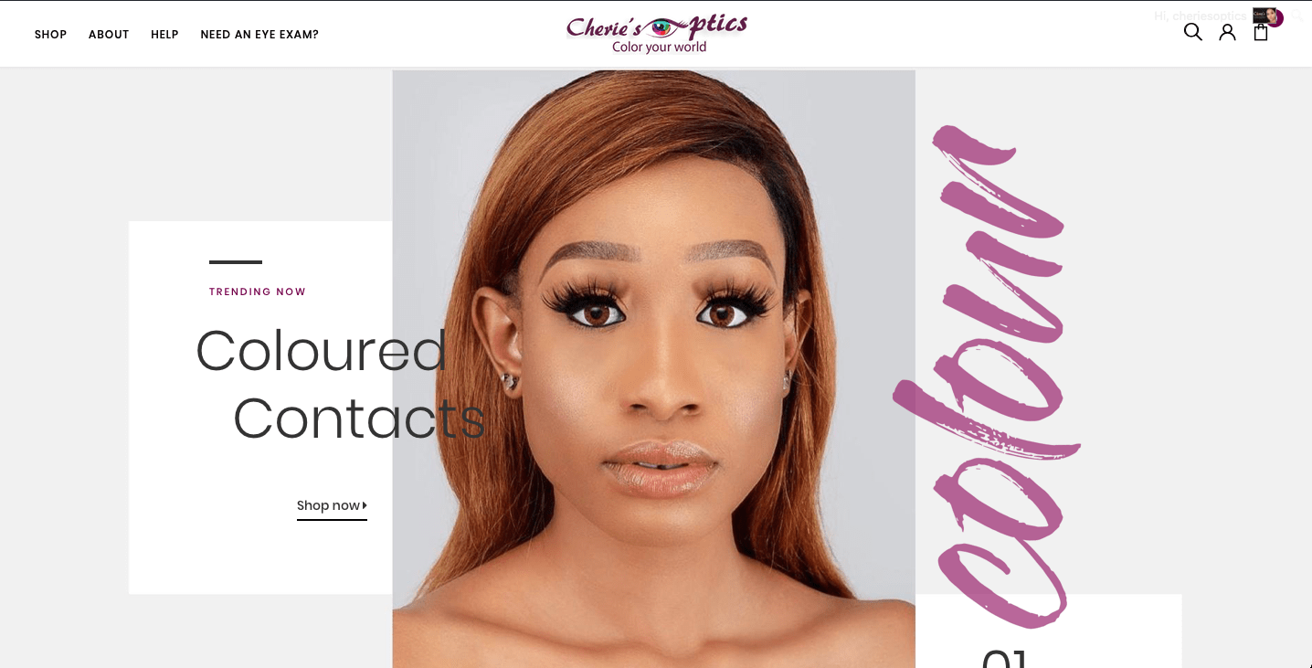 Cherie's Optics public website archive