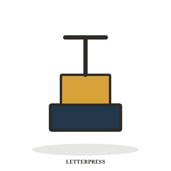Illustrated letterpress